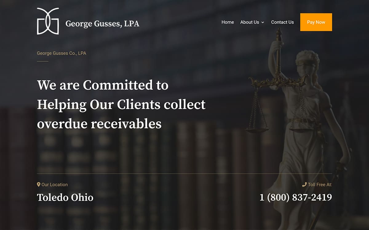 GeorgeGusses.com Website Design