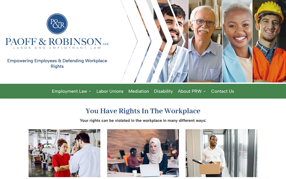 PRWAttorneys.com Website Design